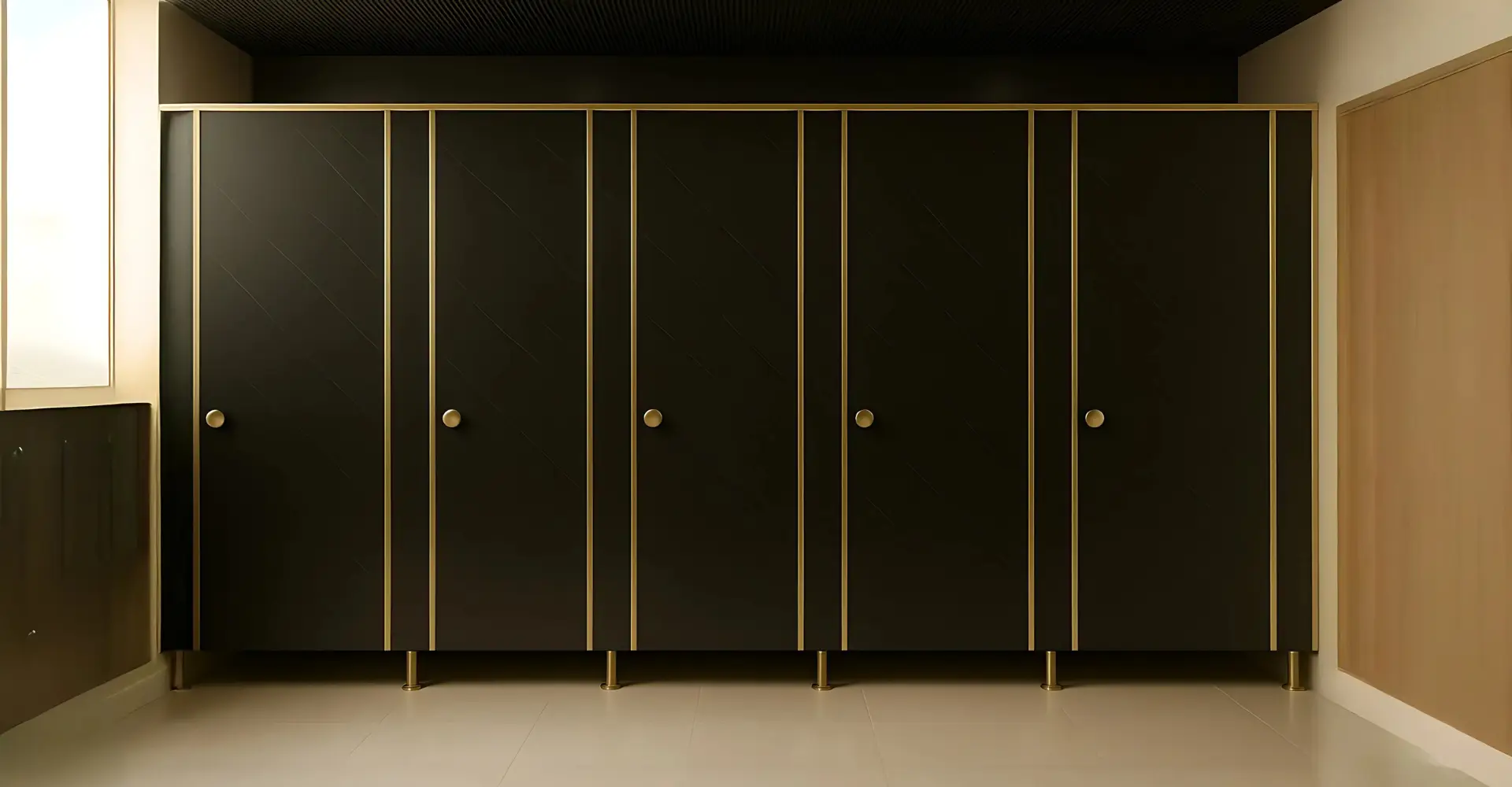 Toilet Cubicles Partition, Luxe Partition Systems