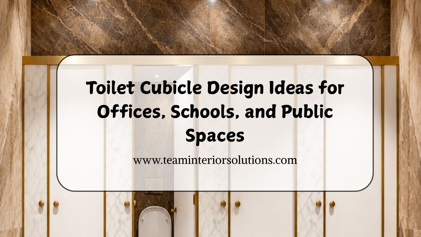 Toilet Cubicle Partition